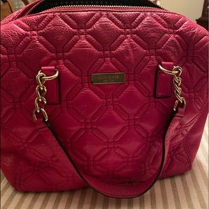 Hot pink Kate Spade handbag.